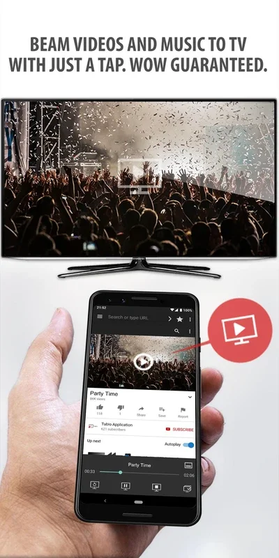 Tubio for Android - Cast Videos to TV