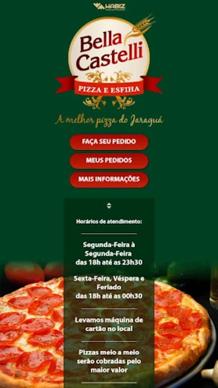 Pizzaria Bella Castelli for Android - Delicious Pizzas at Your Fingertips