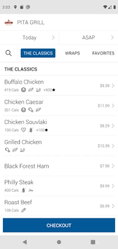 Campus OrderUp for Android: Streamlined Meal Ordering