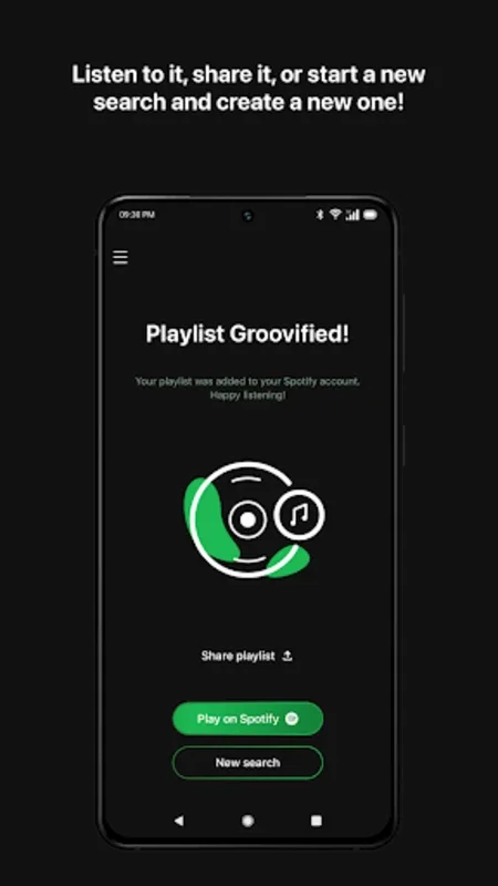 Groovifi for Android - Customize Your Spotify Playlists