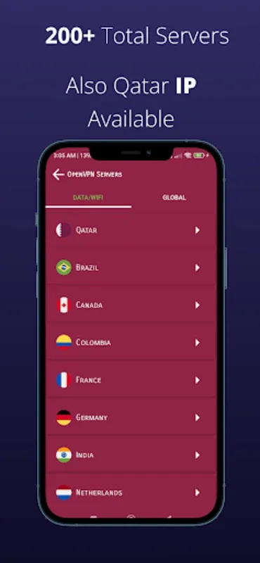 QATAR VPN - Safe Secure Proxy for Android - No Downloading Required