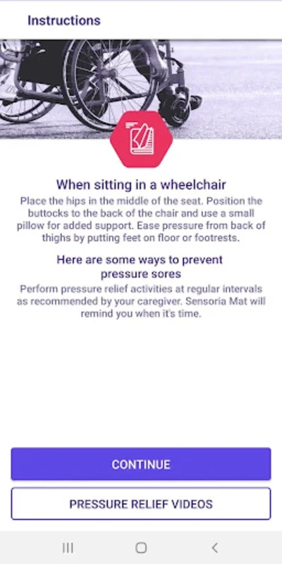 Sensoria Mat for Android: Prevent Pressure Ulcers