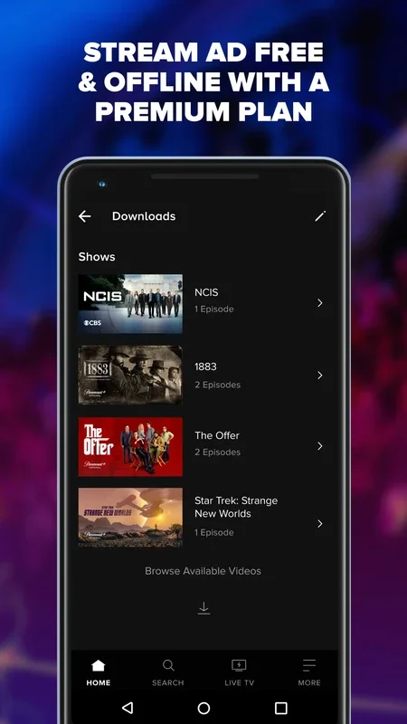 Paramount+ for Android: Diverse Entertainment Hub