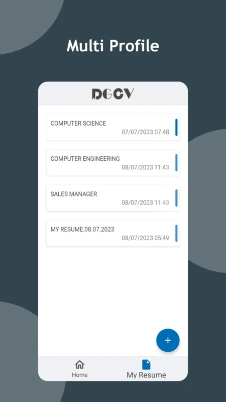 DGCV for Android - Create Professional Resumes