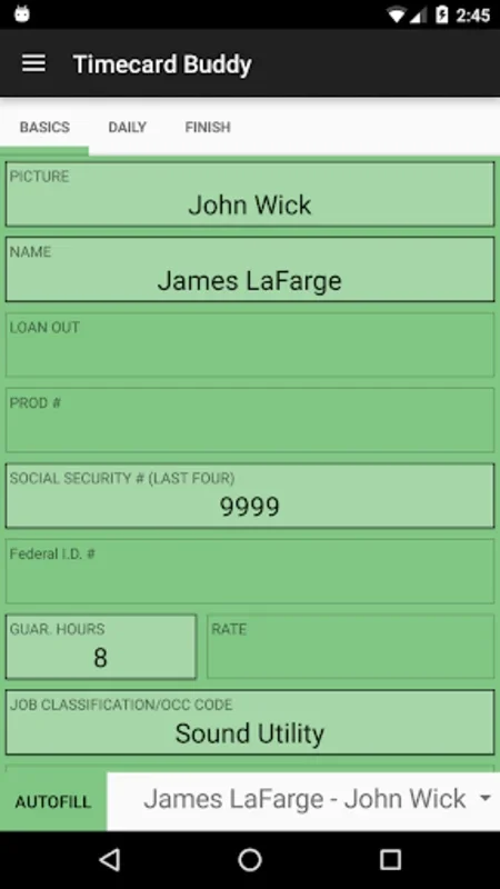 Timecard Buddy for Android: Streamline Timecard Management