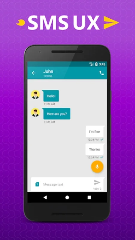 Sms UX - Fast Messaging App for Android