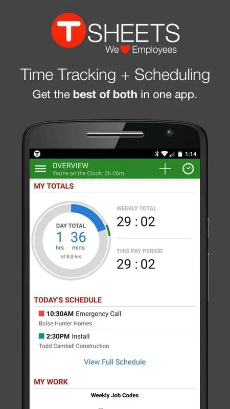 QuickBooks Workforce for Android: Streamline Time Management