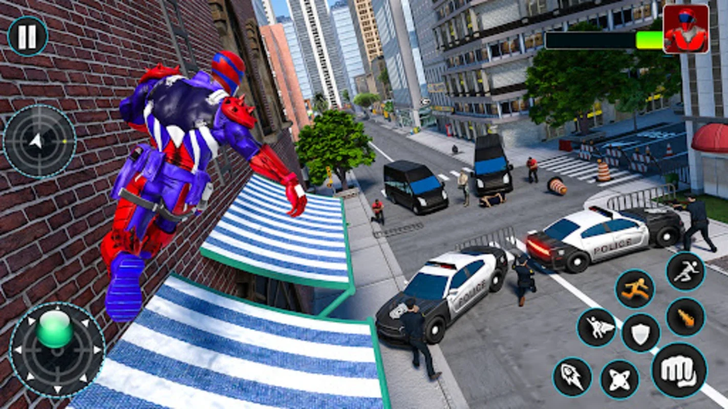 Flying Robot Hero for Android: Save the City