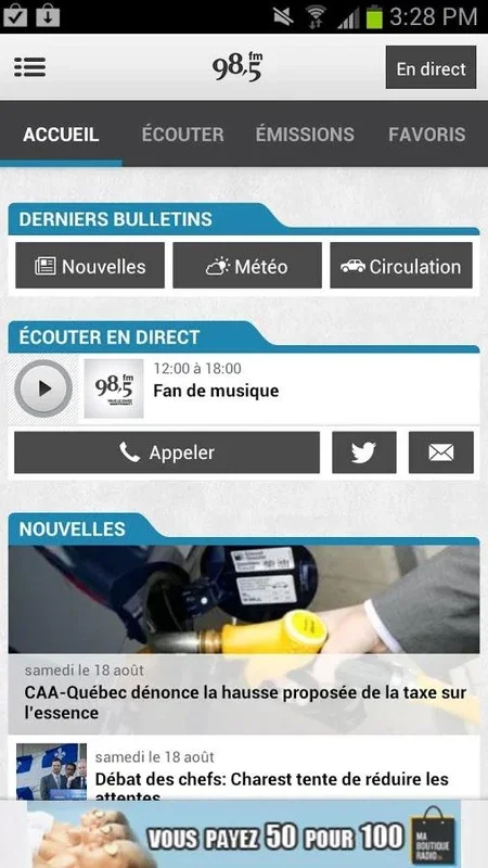 Cogeco Radio for Android - Enjoy Québec's Radio on the Go