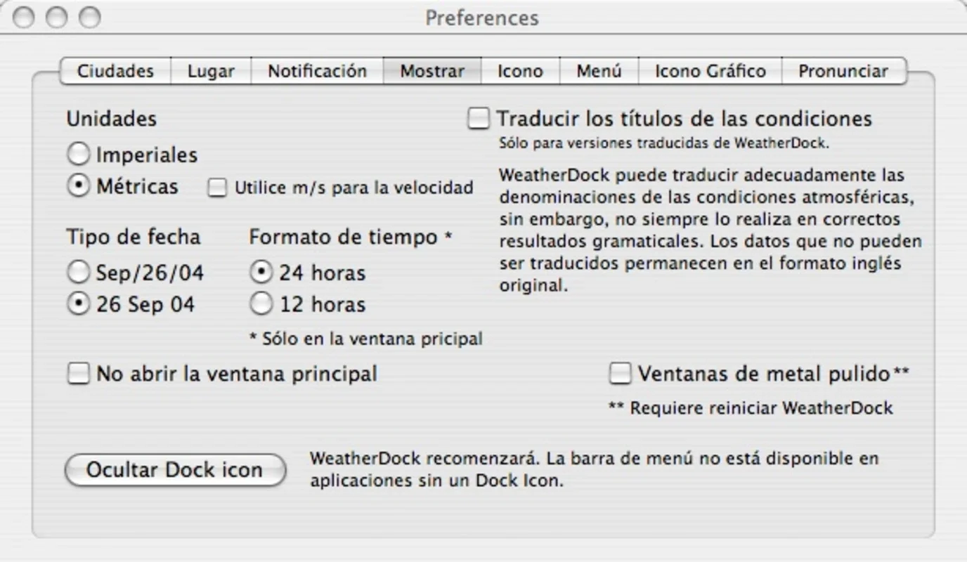 WeatherDock for Mac - Accurate Weather Forecasts