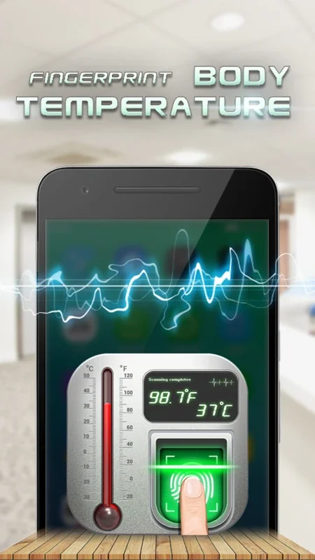 Finger Temperature for Android - Fun Entertainment App