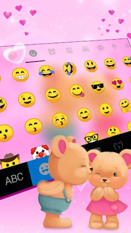 Bear Couple Keyboard Theme for Android - Enhance Typing