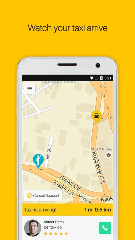 BiTaksi for Android - Hassle - Free Transportation in Turkey