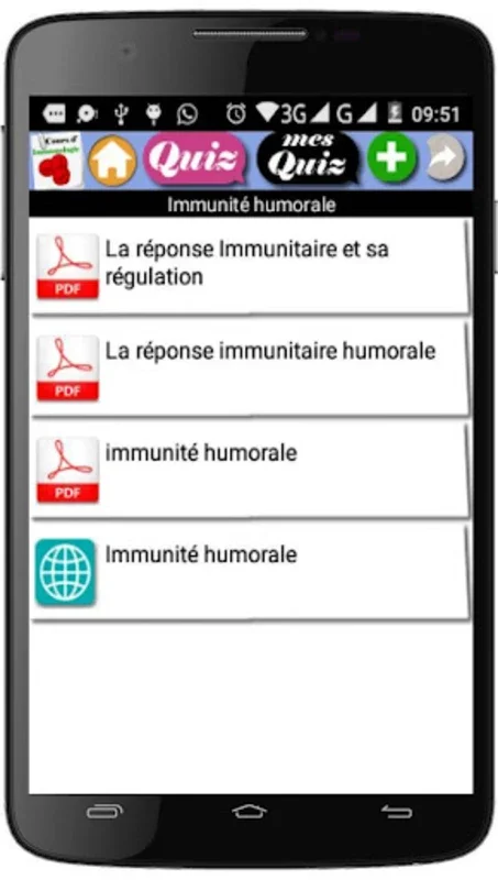 Cours d’immunologie for Android: Comprehensive Learning