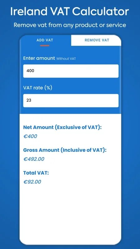 UK, Ireland VAT Calculator for Android - Accurate and User-Friendly