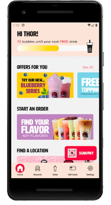 Kung Fu Tea for Android - Hassle - Free Bubble Tea Ordering