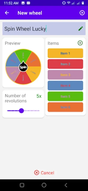 Spin Wheel Lucky for Android - Engaging Decision Maker