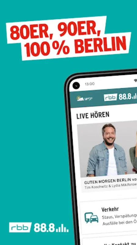 rbb 88.8 for Android - Immerse in Berlin's Culture