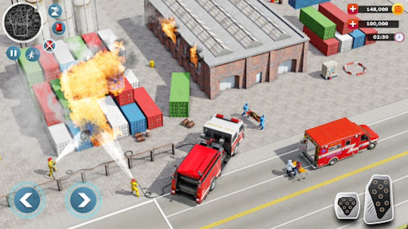 Firefighter : Fire Brigade Game for Android - Intense 3D Rescue