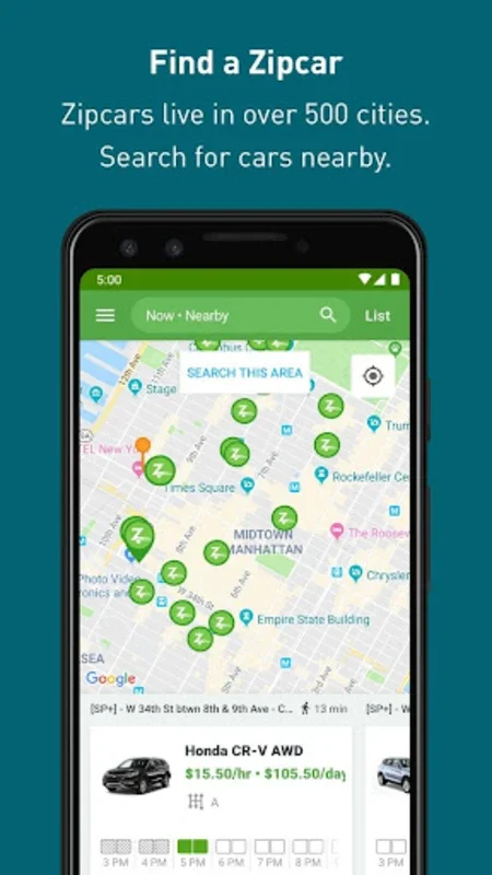 Zipcar for Android - Instant Access to a Fleet of Cars