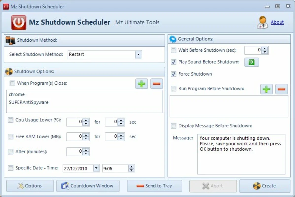 Mz Shutdown Scheduler for Windows: Efficient Shutdown Solution