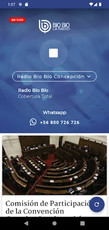 Radio Bío Bío for Android: Stay Informed with Live Broadcasts