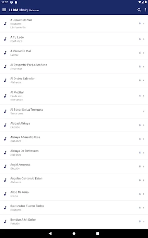 Coro LLDM (LLDM Choir) 2022 for Android: Seamless Spiritual Song Access
