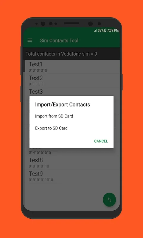 Sim Contacts Tool - Manage SIM Card Contacts on Android