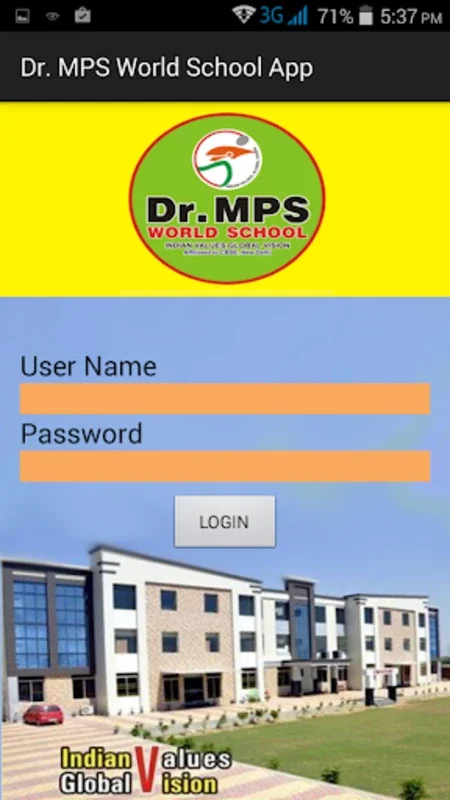 Dr. MPS World School App for Android - Streamlining School Communication