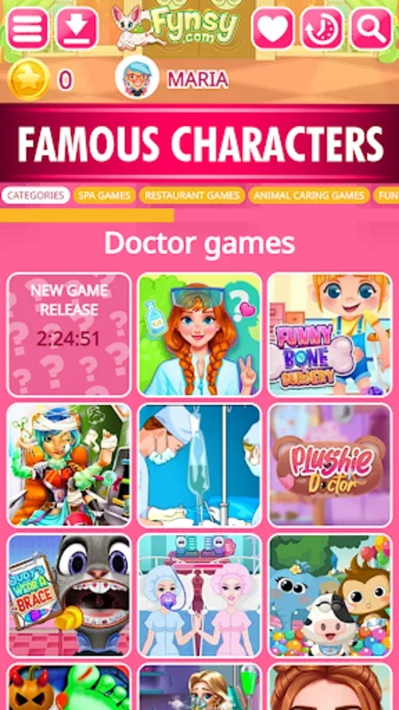 FYNSY for Android: 1000+ Girls' Games for Endless Fun