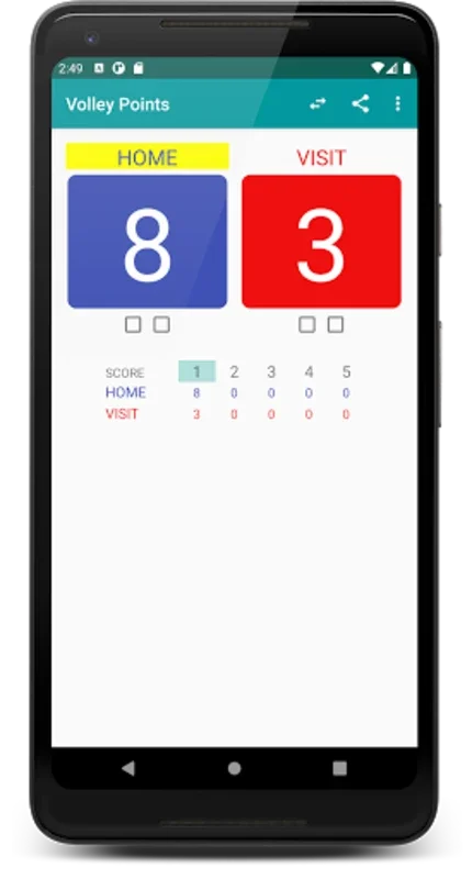 Volleyball Scoreboard for Android - Keep Track of Scores Easily