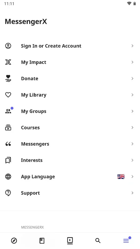 MessengerX for Android - Access Diverse Christian Content