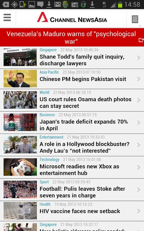 Channel NewsAsia for Android - Stay Informed Globally