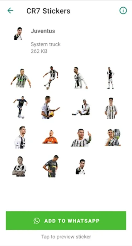 Cristiano Ronaldo Stickers for Android - Enhance Chats