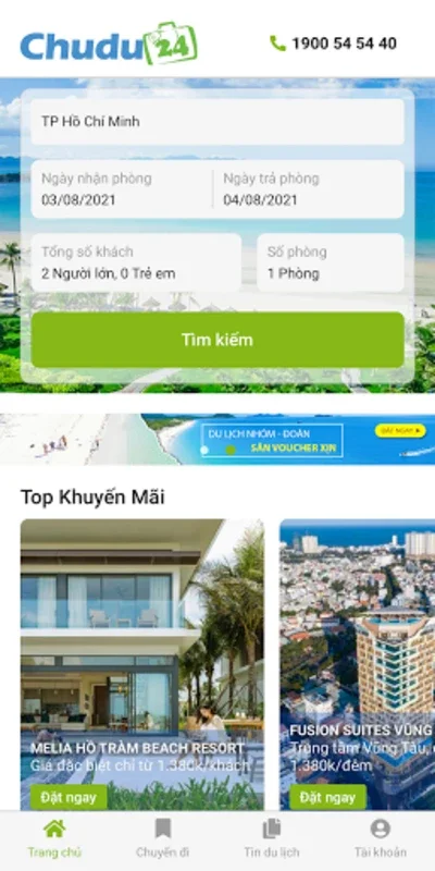 Chudu24 for Android: Effortless Vietnam Hotel Booking