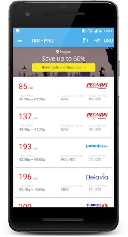 avia.ge cheap flights for Android - Effortless Flight Booking