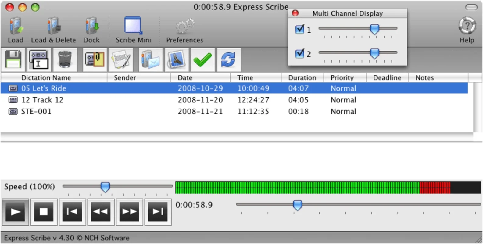 Express Sribe Professional for Mac - Efficient Audio Transcription