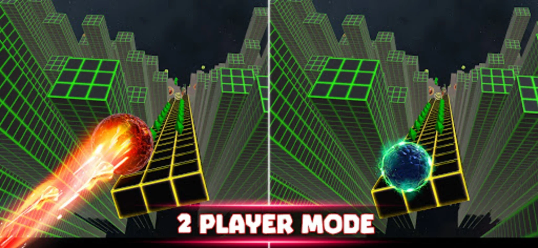 Two Ball 3D: Dark for Android - Captivating Endless Runner