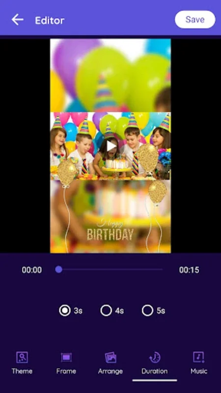 Birthday Video Maker with Song for Android: Create Special Moments