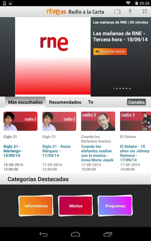 RTVE Play for Android: Diverse Content at Your Fingertips