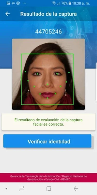 DNI BioFacial for Android: Simplifying Virtual Identity Tasks