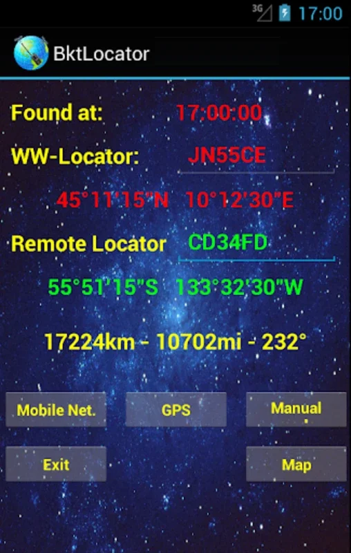 BktLocator for Android - WWL-based Radio Station Location Tool