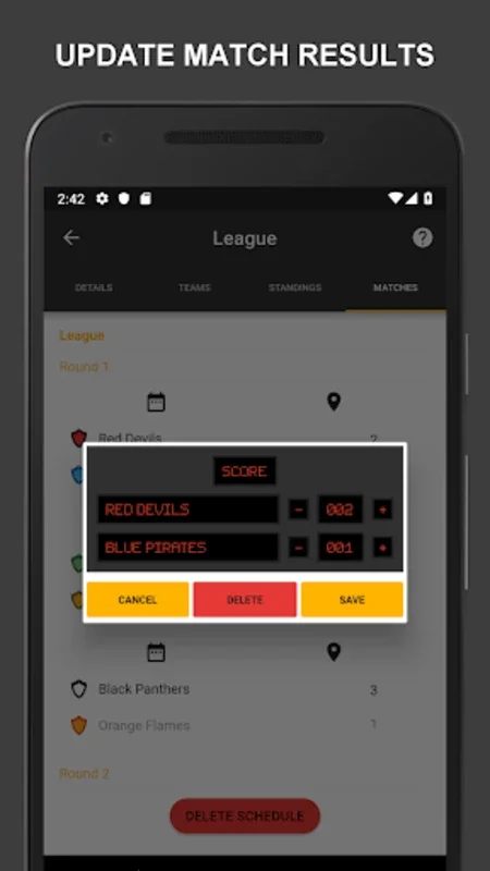 Winner - Tournament Maker App for Android - No Downloading Needed