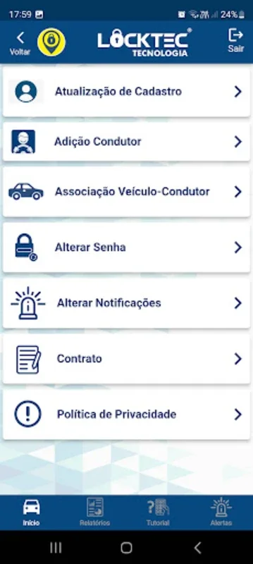 Rastreamento Locktec for Android: Secure Vehicle Tracking