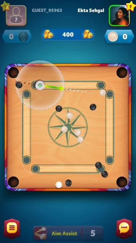 Carrom Friends for Android - Play Online Billiards