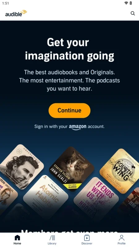 Audible Android App: Immersive Audiobooks and Podcasts