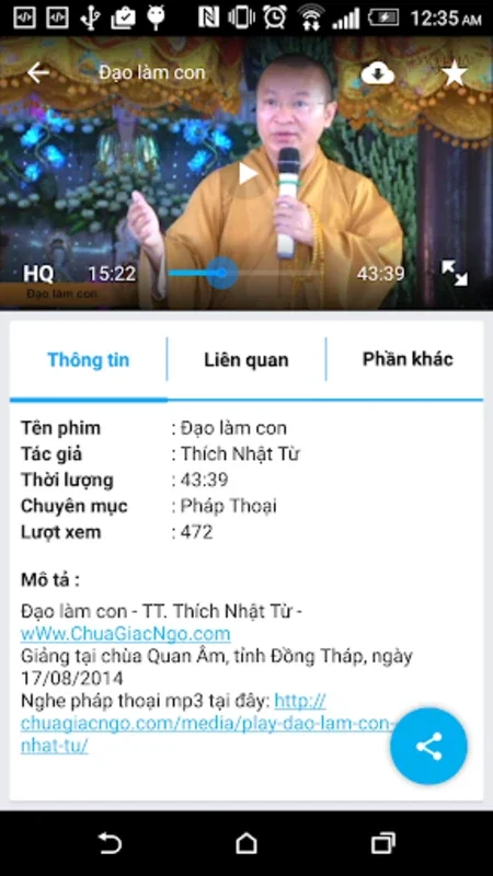 Phật Âm - Video Phat phap for Android: Enriching Spiritual Experience