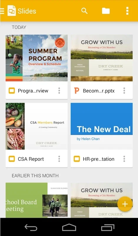 Google Slides for Android - Create, Edit, and Share Presentations