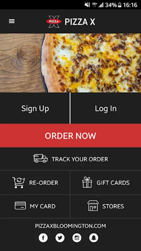 Pizza X for Android - Simplify Pizza Ordering