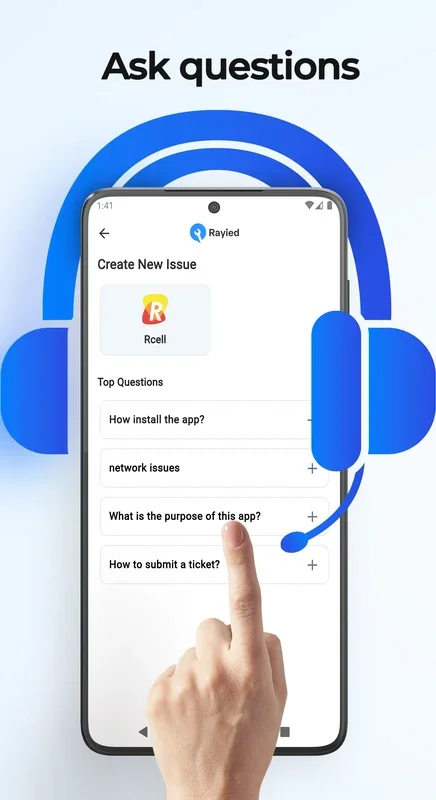 Rayied رائد for Android - Efficient Support App